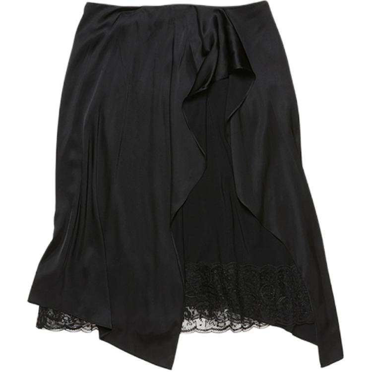 Многослойная сатиновая юбка Acne Studios, черный
Многослойная сатиновая юбка Acne Studios, черный