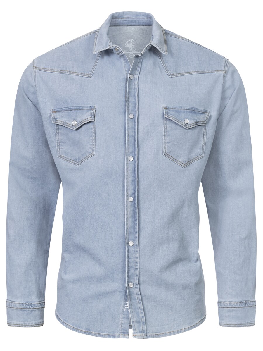 Джинсовая рубашка Rock Creek Regular fit Button Up Shirt, синий деним
Джинсовая рубашка Rock Creek Regular fit Button Up Shirt, синий деним