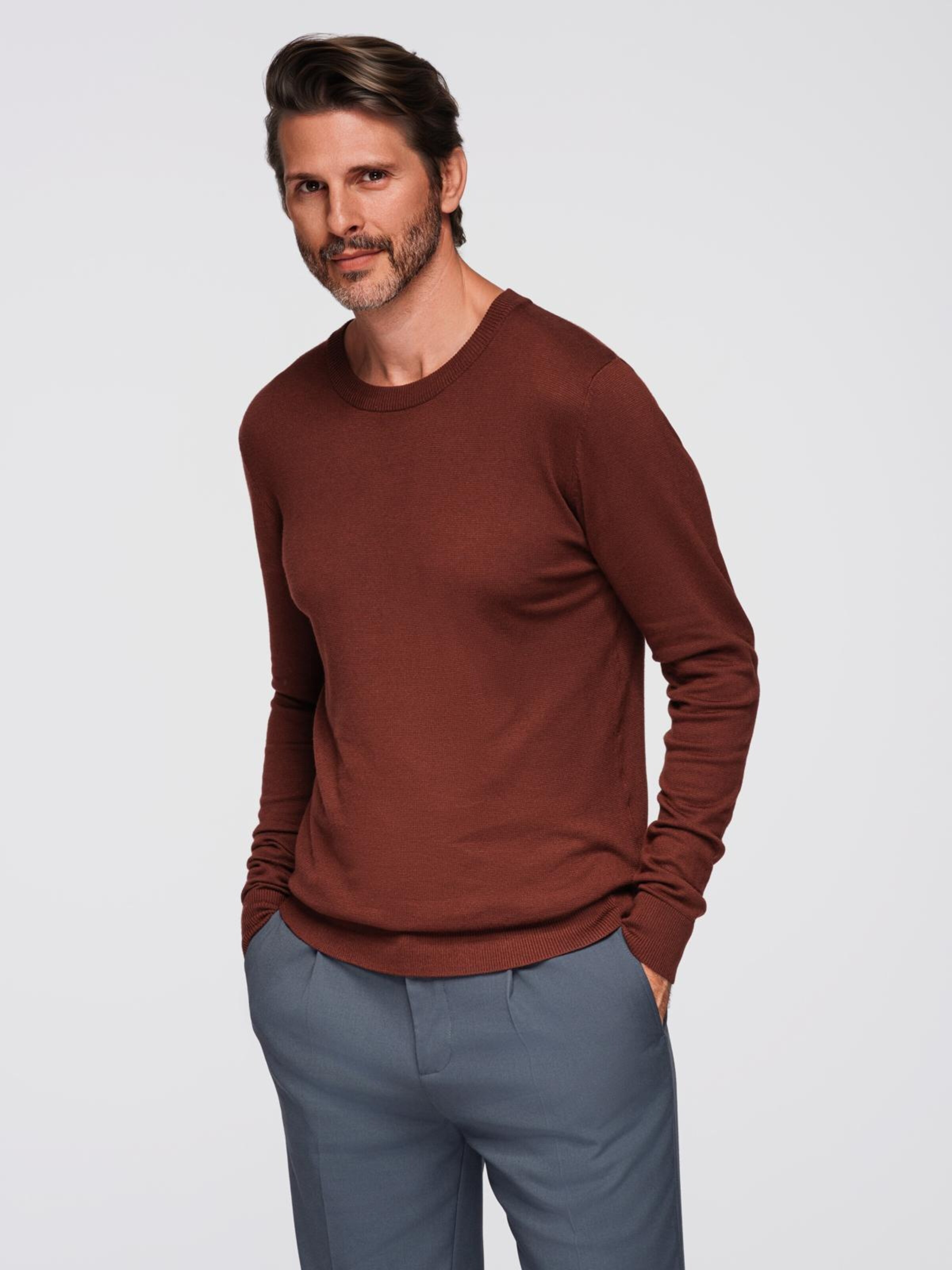 Ombre Свитер 'OM-SWSW-0183' в цвете Bordeaux
Ombre Свитер 'OM-SWSW-0183' в цвете Bordeaux