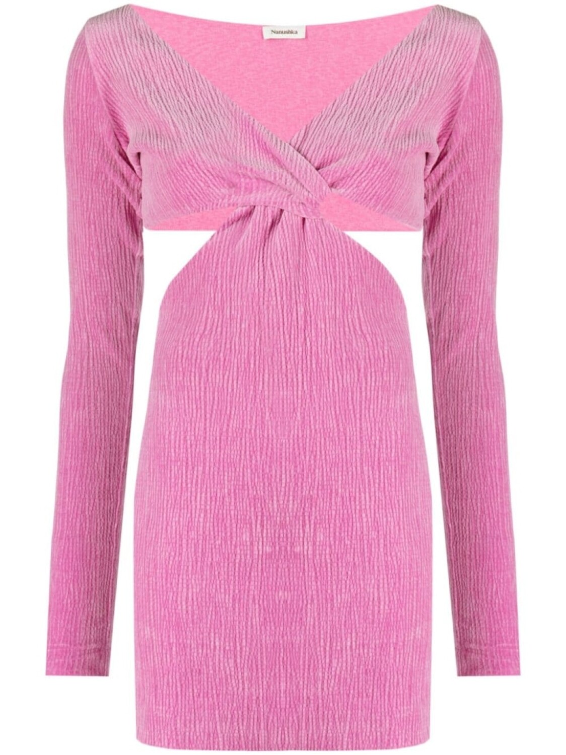 Nanushka платье Desta с вырезами, розовый
Nanushka платье Desta с вырезами, розовый