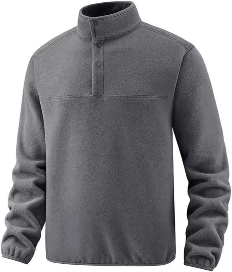 FMCHICO мужской свитер с четвертью пуговиц и воротником-стойкой
FMCHICO мужской свитер с четвертью пуговиц и воротником-стойкой