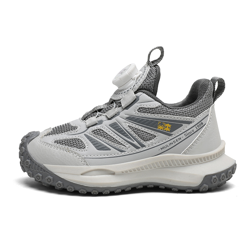 Детские баскетбольные кроссовки с низким верхом, амортизирующие, устойчивые к истиранию, дышащие, противоскользящие Mulinsen, серый
Детские баскетбольные кроссовки с низким верхом, амортизирующие, устойчивые к истиранию, дышащие, противоскользящие Mulinsen, серый