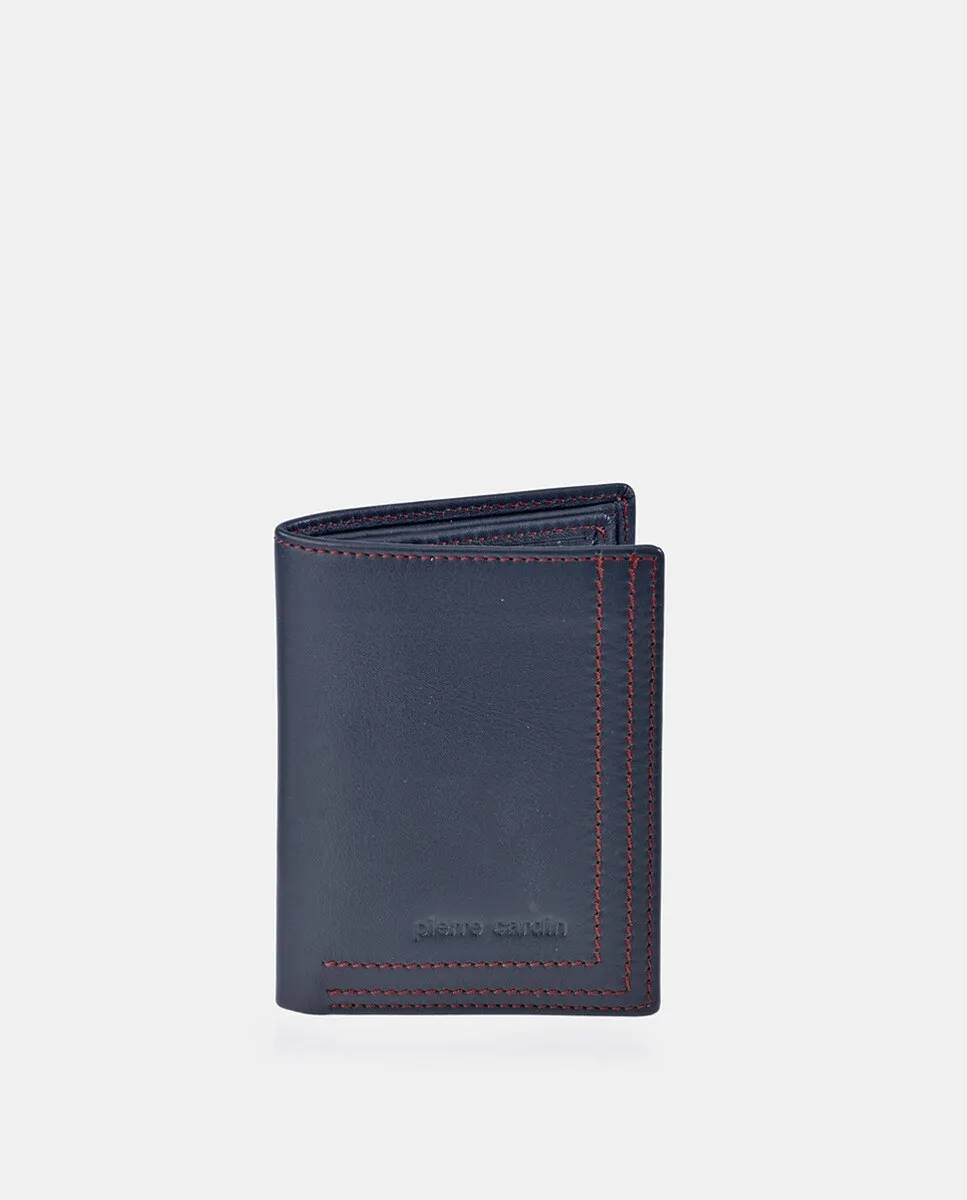 Мужской кошелек PIERRE CARDIN из черной кожи с синей строчкой, темно-синий
Мужской кошелек PIERRE CARDIN из черной кожи с синей строчкой, темно-синий