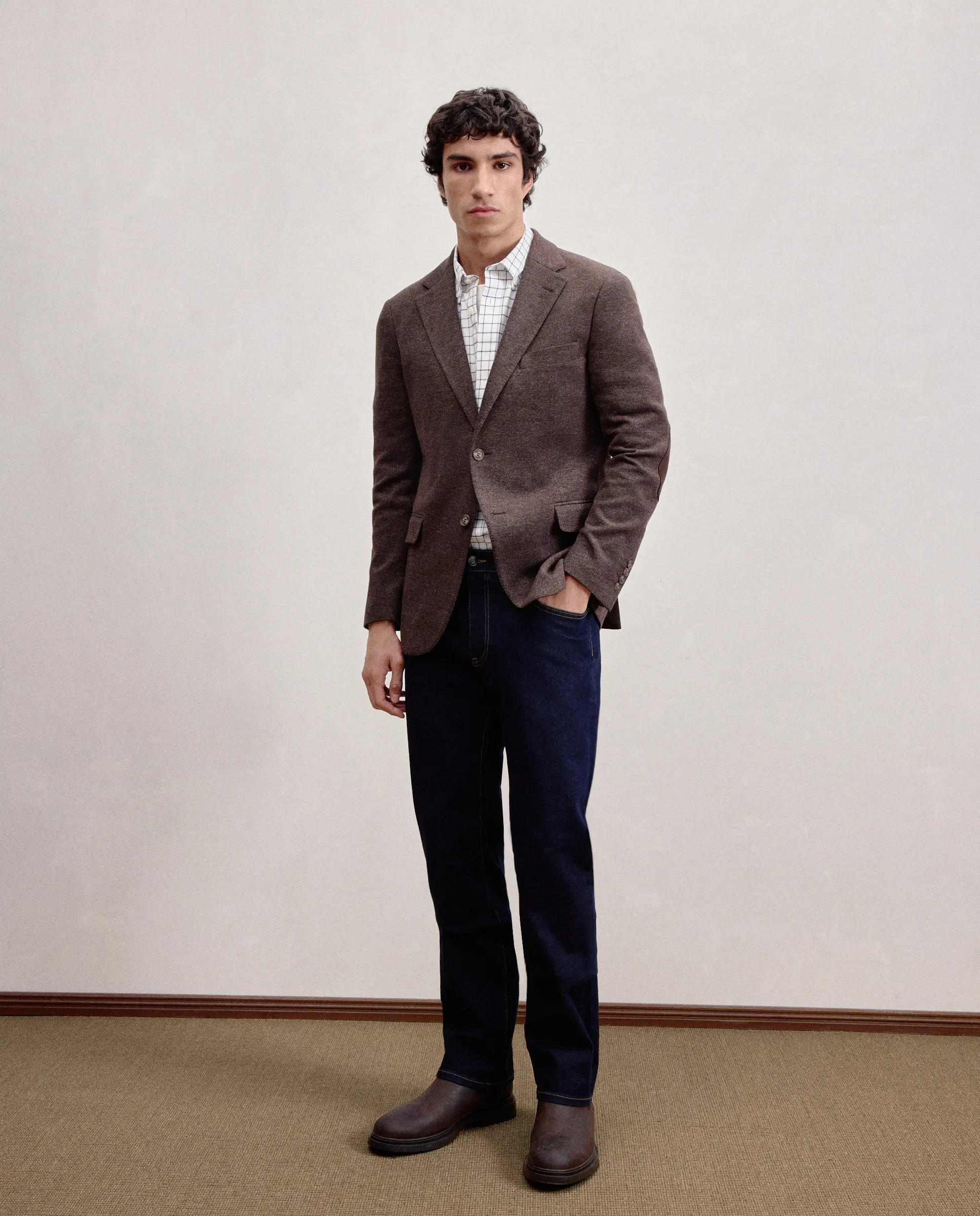 Мужская куртка из микроструктурного трикотажа Dustin, коричневый
Мужская куртка из микроструктурного трикотажа Dustin, коричневый