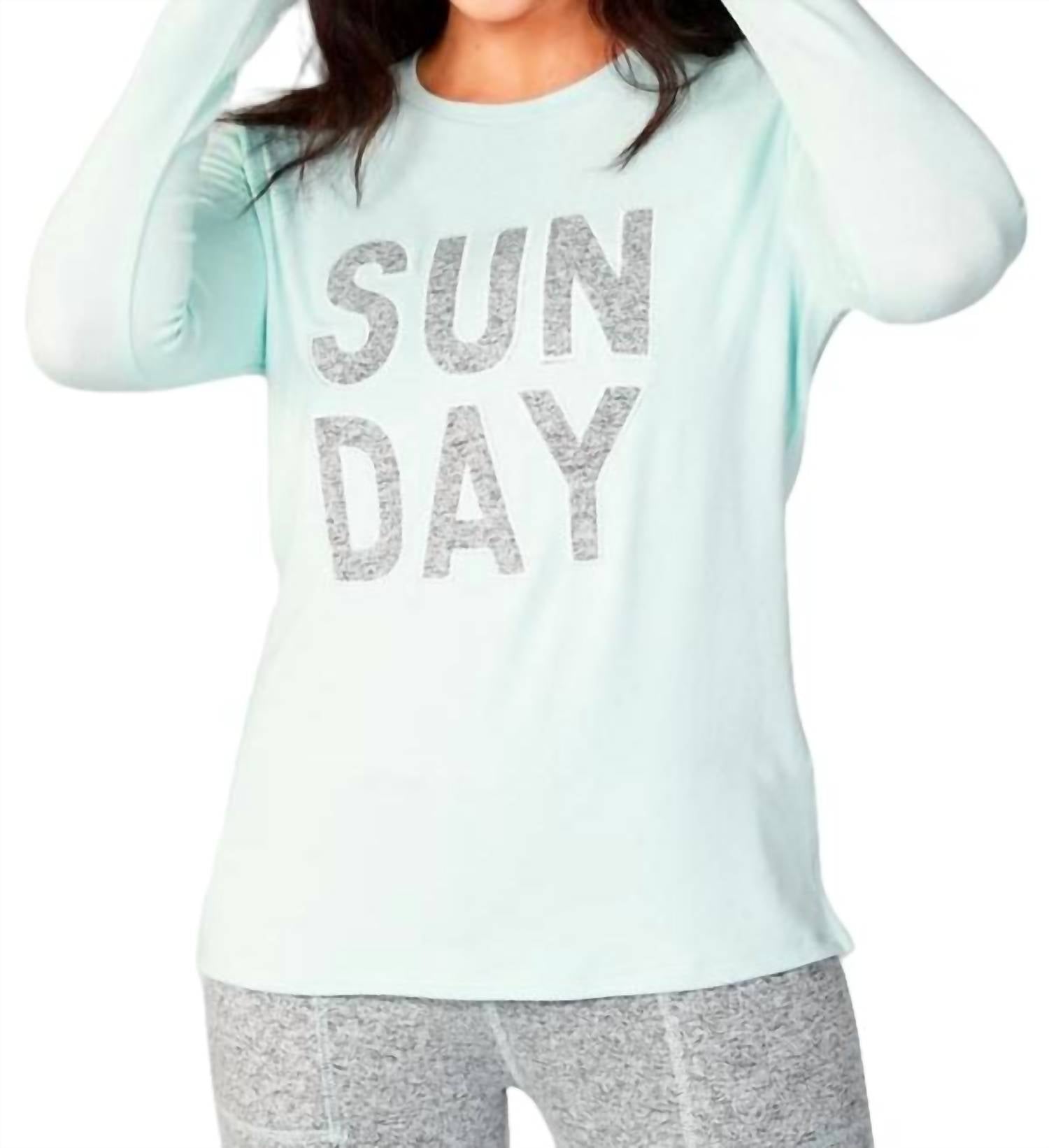 French kyss Футболка с длинным рукавом Sunday Crew цвета тумана
French kyss Футболка с длинным рукавом Sunday Crew цвета тумана