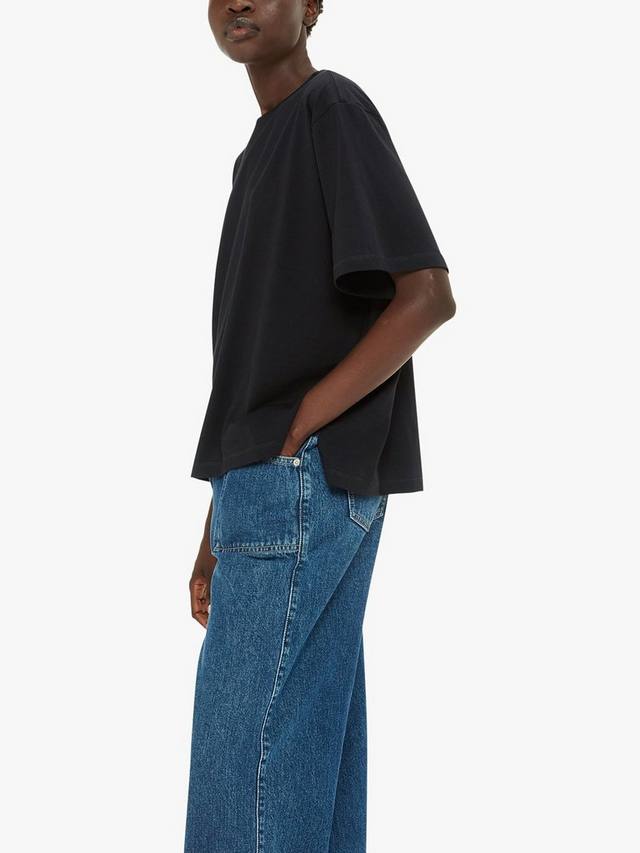 Расслабленная хлопчатобумажная футболка Whistles, черный
Расслабленная хлопчатобумажная футболка Whistles, черный