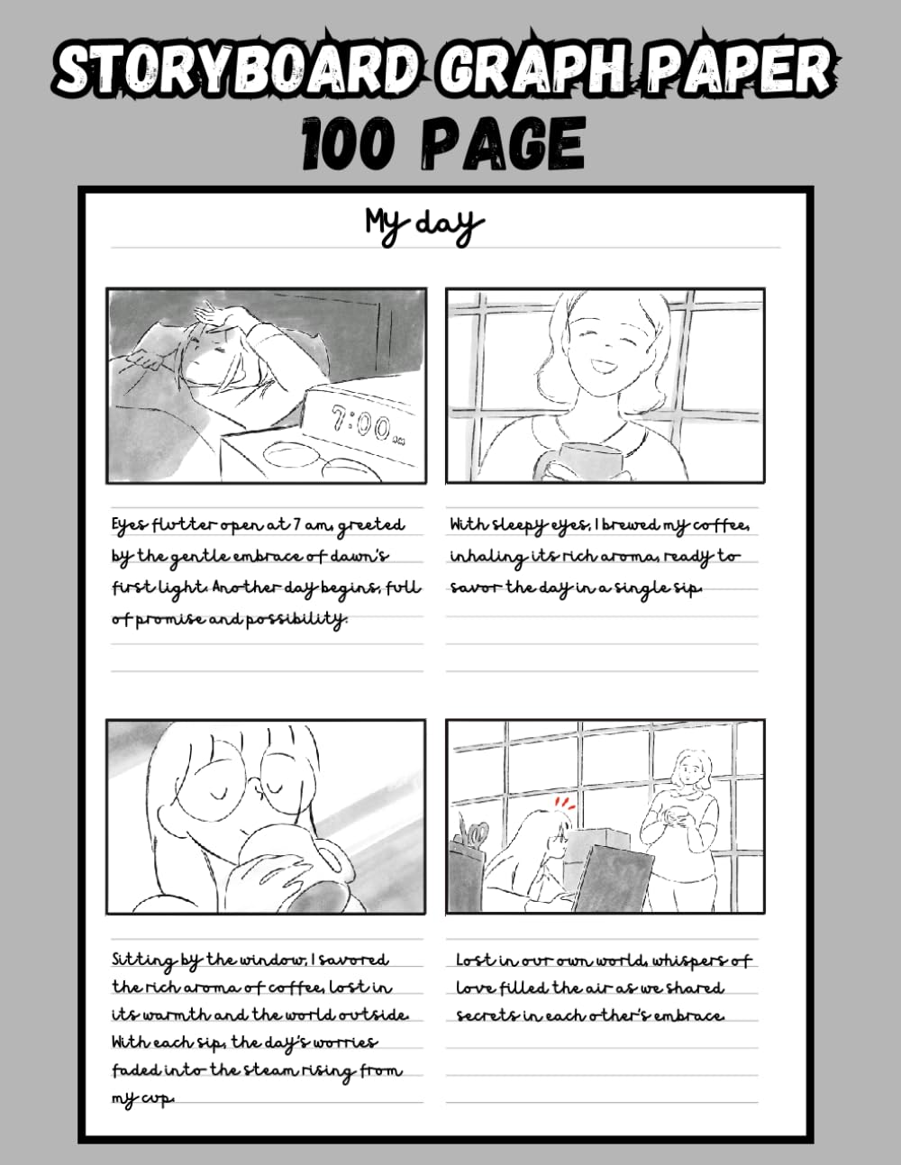 Storyboard Graph Paper Notebook: Notebook Sketchbook Template Panel Pages for Storytelling (Independently published)
Storyboard Graph Paper Notebook: Notebook Sketchbook Template Panel Pages for Storytelling (Independently published)