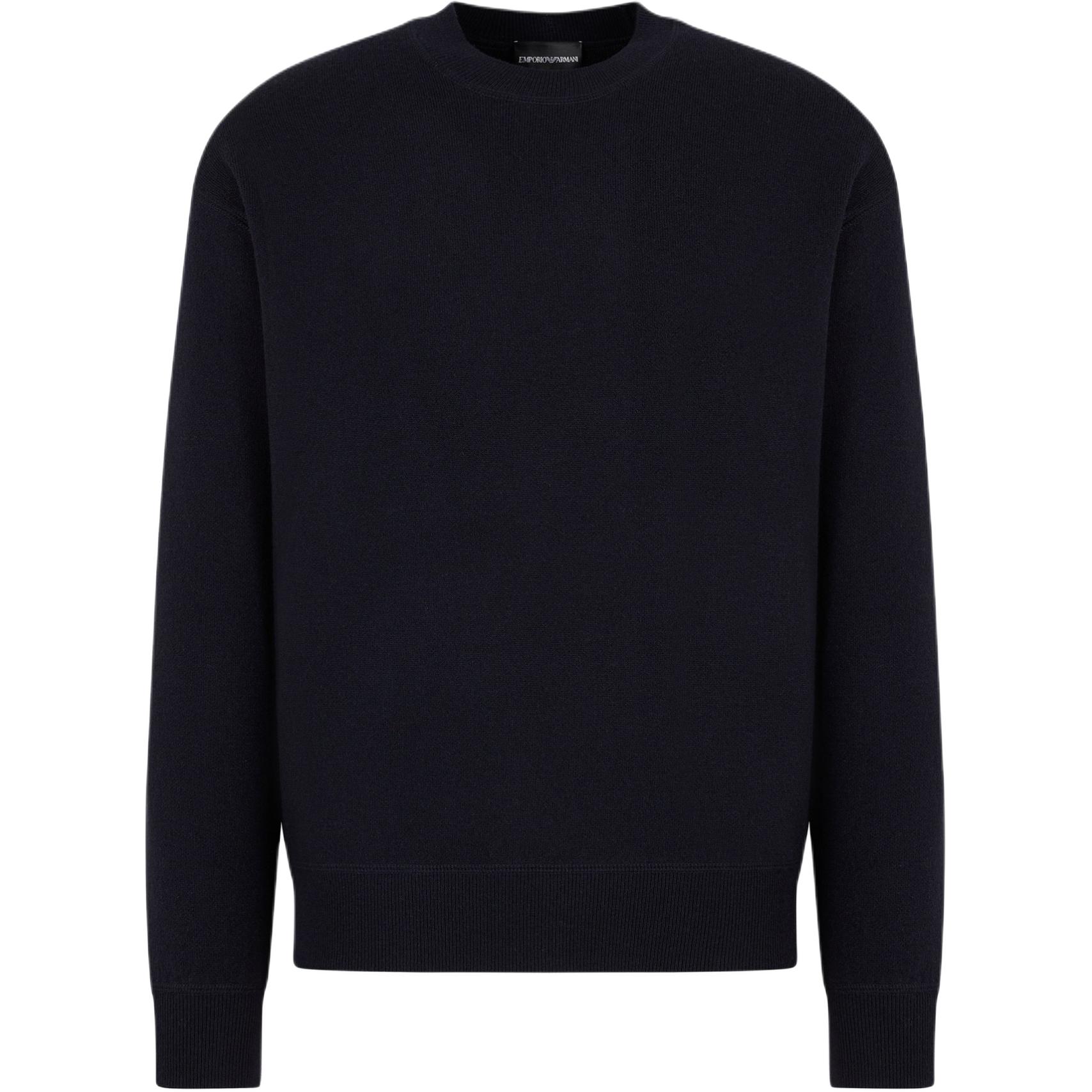 Повседневный свитер из плюша и натуральной шерсти EMPORIO ARMANI, синий
Повседневный свитер из плюша и натуральной шерсти EMPORIO ARMANI, синий