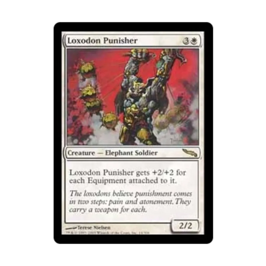 CCG Локсодон-каратель (клавиша R), MTG - Mirrodin
CCG Локсодон-каратель (клавиша R), MTG - Mirrodin