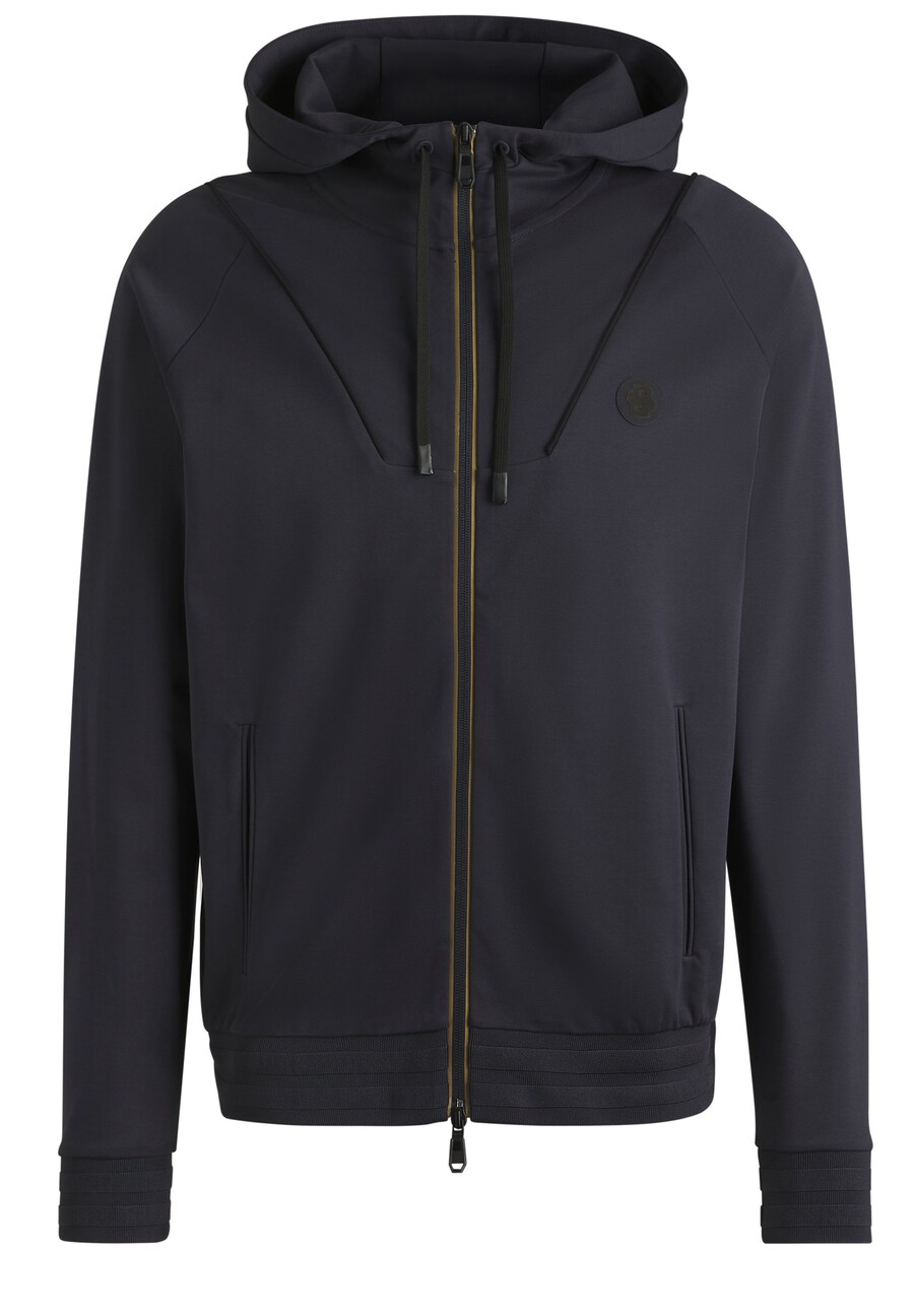 Толстовка с капюшоном на молнии BOSS Saggy, морской синий 
Толстовка с капюшоном на молнии BOSS Saggy, морской синий