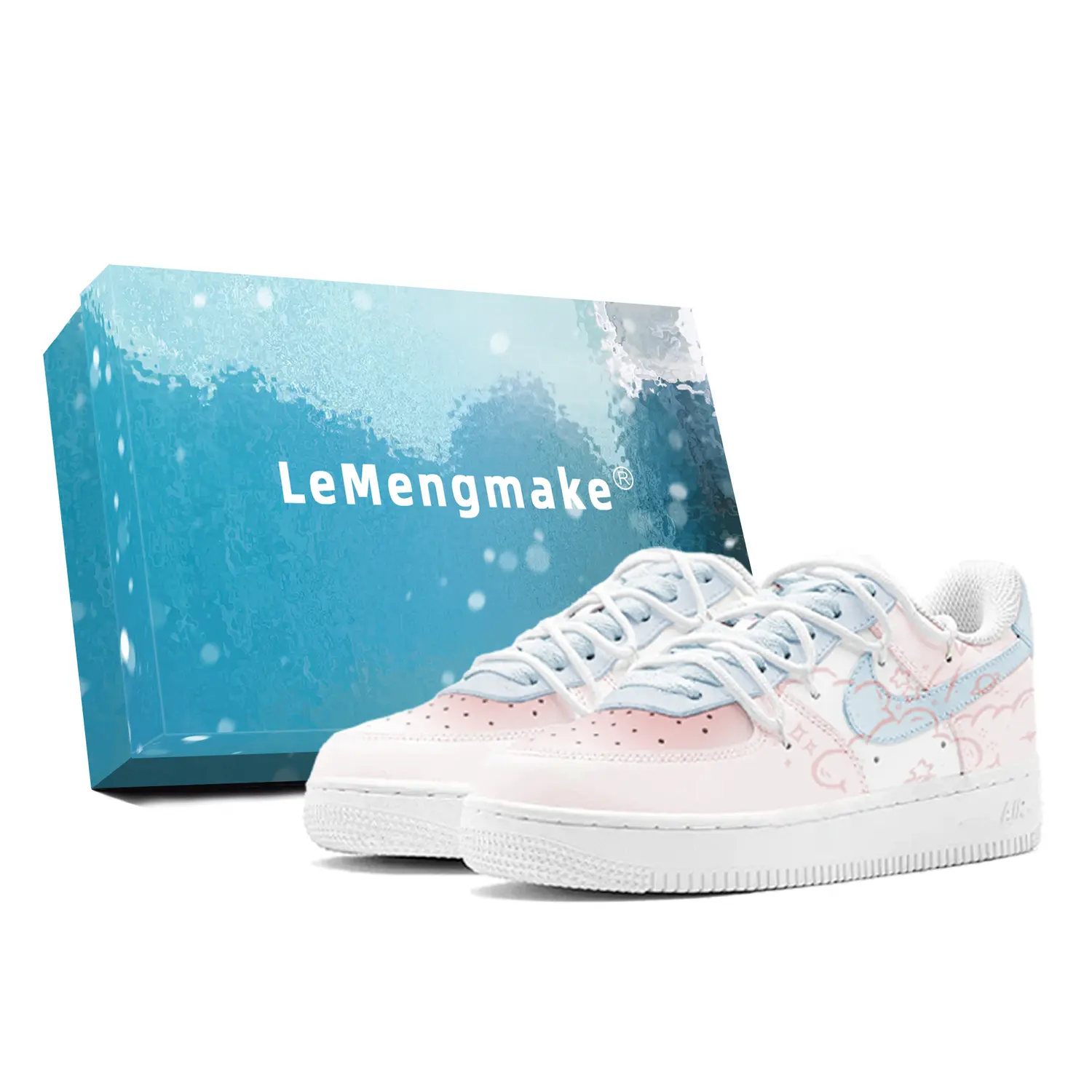 Кроссовки Air Force 1 LE с низким верхом, амортизирующими, противоскользящими и износостойкими подошвами для детей и подростков Nike, белый/розовый
Кроссовки Air Force 1 LE с низким верхом, амортизирующими, противоскользящими и износостойкими подошвами для детей и подростков Nike, белый/розовый