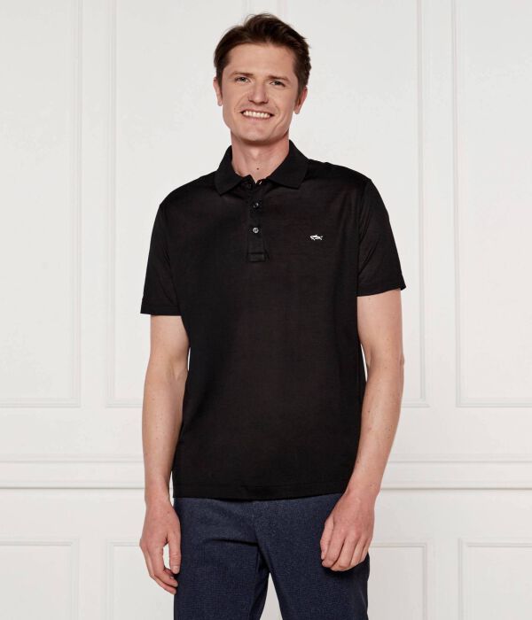 Рубашка поло Regular fit Paul&Shark, черный 
Рубашка поло Regular fit Paul&Shark, черный