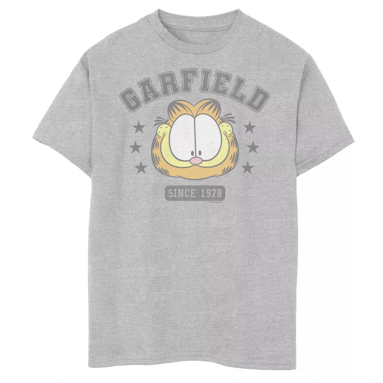 Футболка Garfield Collegiate Garfield с изображением большого лица для мальчиков 8–20 лет Licensed Character
Футболка Garfield Collegiate Garfield с изображением большого лица для мальчиков 8–20 лет Licensed Character