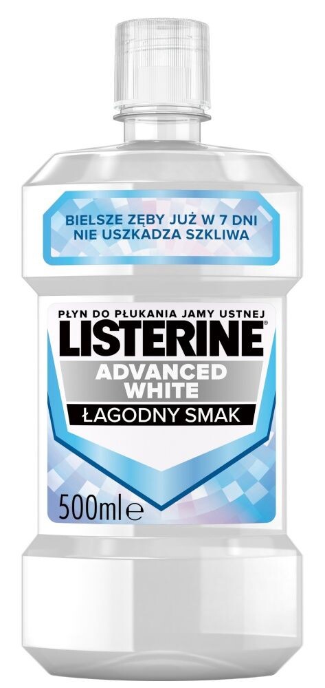 Listerine Advanced White жидкость для полоскания рта, 500 ml 
Listerine Advanced White жидкость для полоскания рта, 500 ml