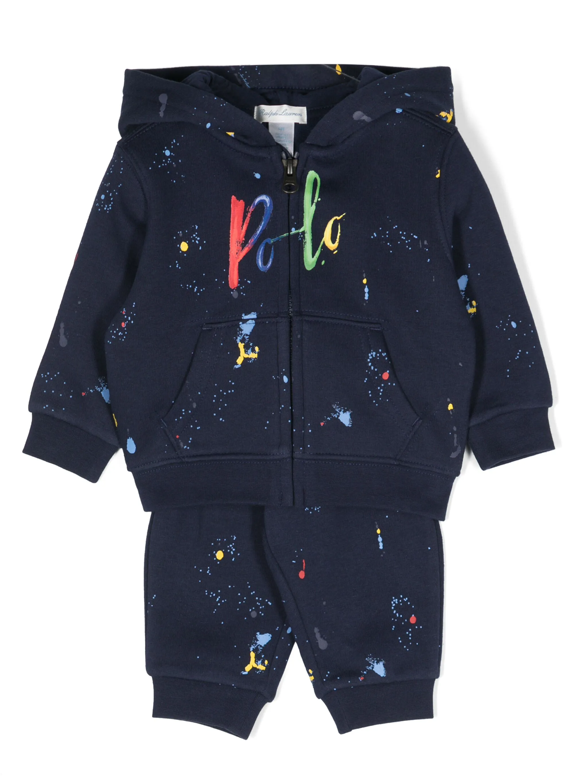 Спортивный костюм из джерси с эффектом разбрызганной краски Polo Ralph Lauren Kids, синий
Спортивный костюм из джерси с эффектом разбрызганной краски Polo Ralph Lauren Kids, синий