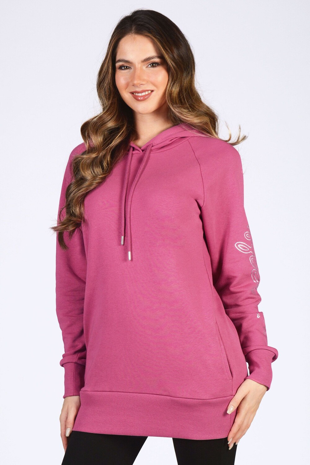 Удлиненное худи розового цвета с логотипом Pineapple, розовый
Удлиненное худи розового цвета с логотипом Pineapple, розовый