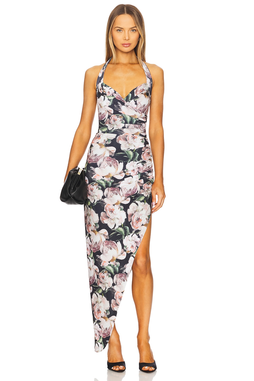 Платье с драпировкой сбоку Cayla от Norma Kamali, peony
Платье с драпировкой сбоку Cayla от Norma Kamali, peony