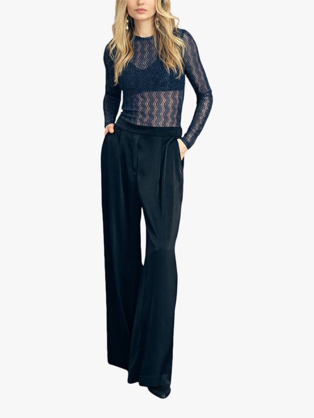 Широкие брюки от анны A-VIEW, черный
Широкие брюки от анны A-VIEW, черный