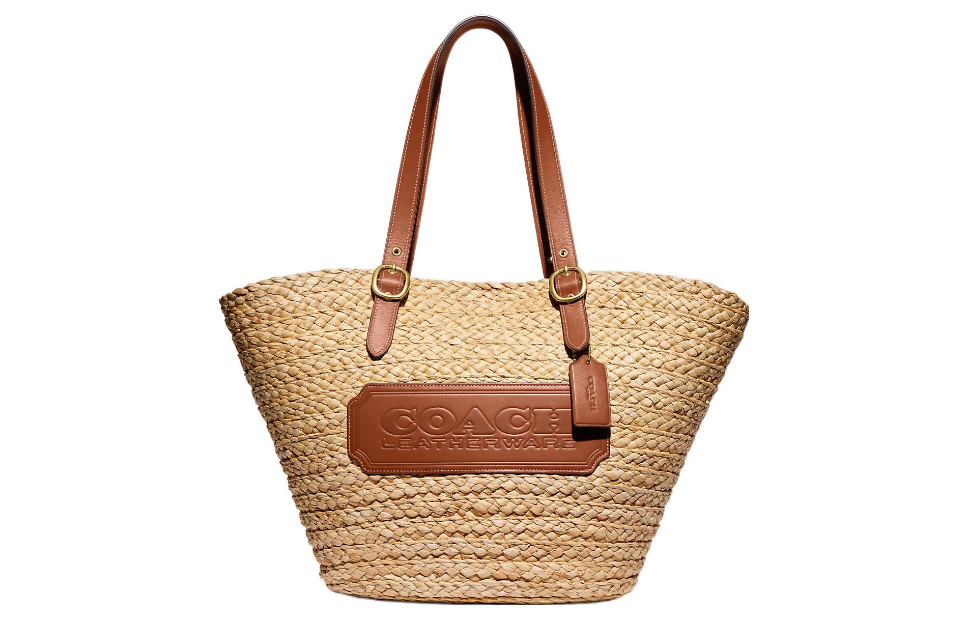 Сумка-шоппер из растительного материала, хозяйственная сумка, дамская сумочка, плечевая сумка женская коричневая COACH
Сумка-шоппер из растительного материала, хозяйственная сумка, дамская сумочка, плечевая сумка женская коричневая COACH