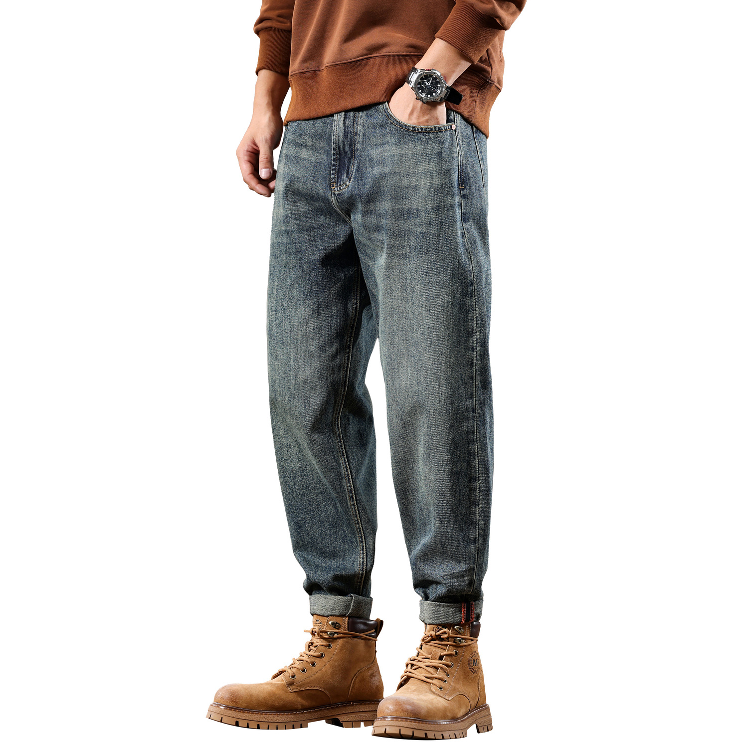 Джинсы Unisex Blue FUERZA 
Джинсы Unisex Blue FUERZA