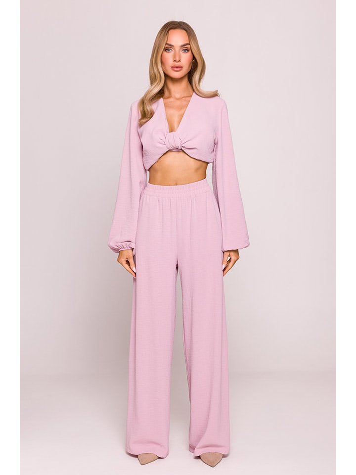 Тканевые брюки made of emotion, розовый
Тканевые брюки made of emotion, розовый