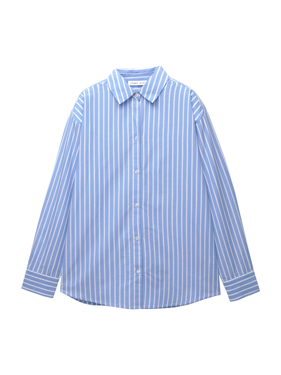 Блуза Pull&Bear, синий деним
Блуза Pull&Bear, синий деним