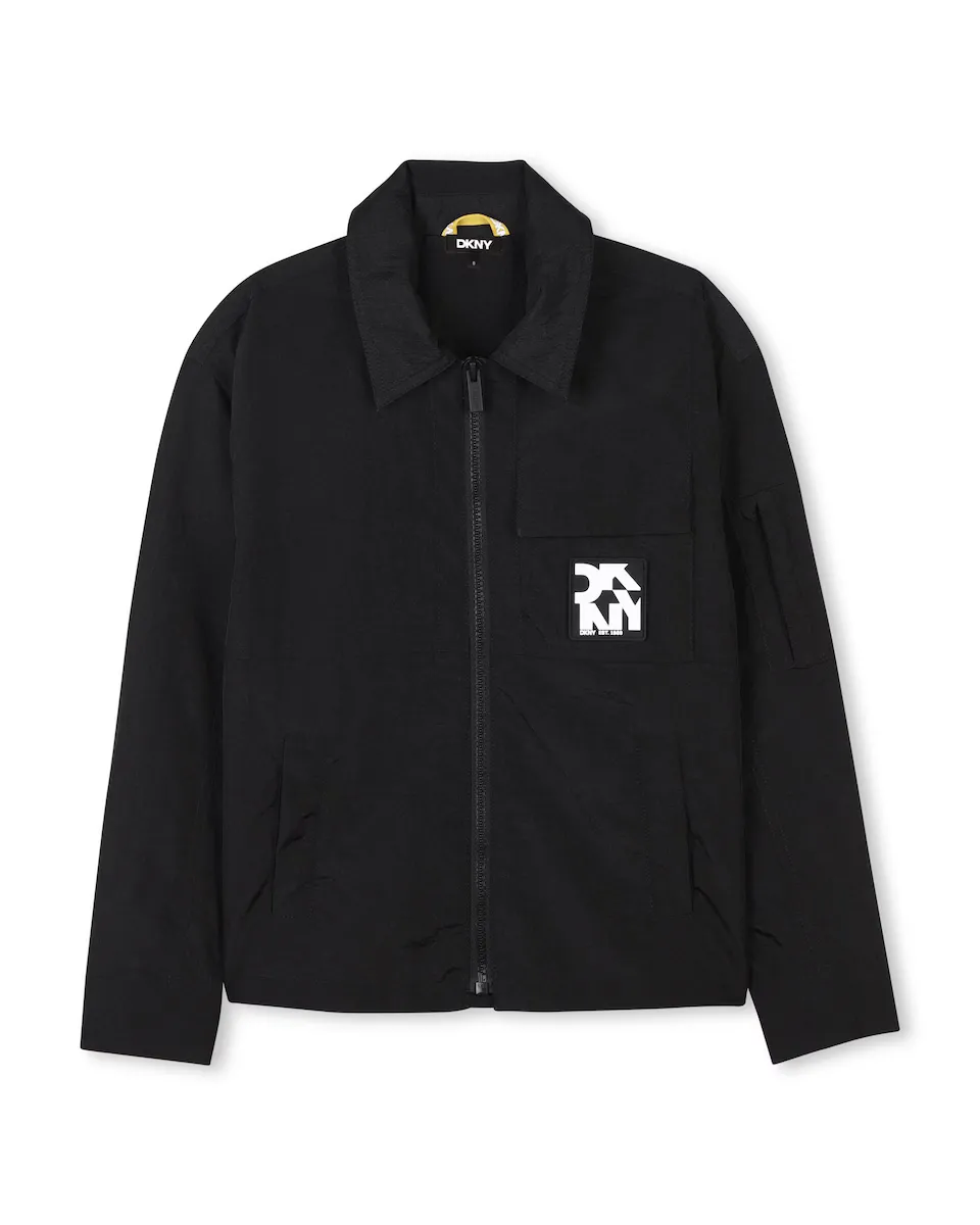 Куртка с воротником-стойкой и застежкой-молнией DKNY, черный
Куртка с воротником-стойкой и застежкой-молнией DKNY, черный