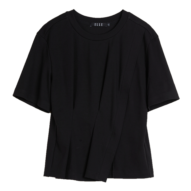 Футболка женская с круглым вырезом и зауженной талией ELLE, черный
Футболка женская с круглым вырезом и зауженной талией ELLE, черный