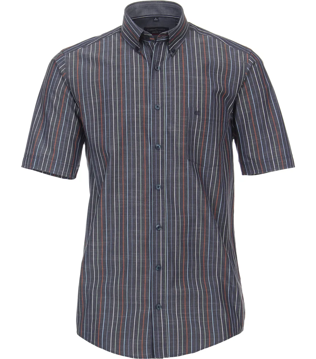 Рубашка CASAMODA с короткими рукавами "Повседневная рубашка CASAMODA с короткими рукавами в полоску ", синий
Рубашка CASAMODA с короткими рукавами "Повседневная рубашка CASAMODA с короткими рукавами в полоску ", синий