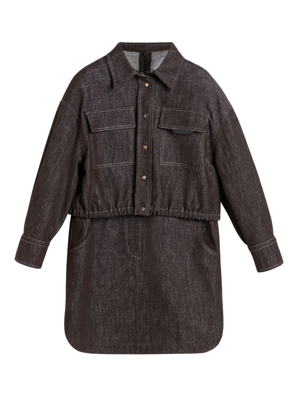 Джинсовое платье Brunello Cucinelli Kids, коричневый
Джинсовое платье Brunello Cucinelli Kids, коричневый