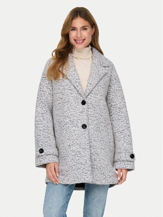 Шерстяное пальто свободного кроя Only, серый
Шерстяное пальто свободного кроя Only, серый