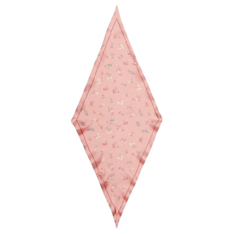 COACH Шелковый шарф унисекс красный, Red
COACH Шелковый шарф унисекс красный, Red