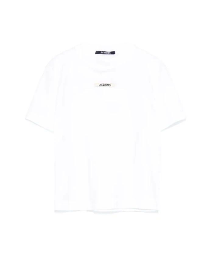 Белая футболка с круглым вырезом и нашивкой с логотипом. Jacquemus, белый
Белая футболка с круглым вырезом и нашивкой с логотипом. Jacquemus, белый