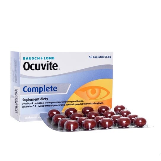 Ocuvite Complete, Добавка , 60 капсул Valeant
Ocuvite Complete, Добавка , 60 капсул Valeant