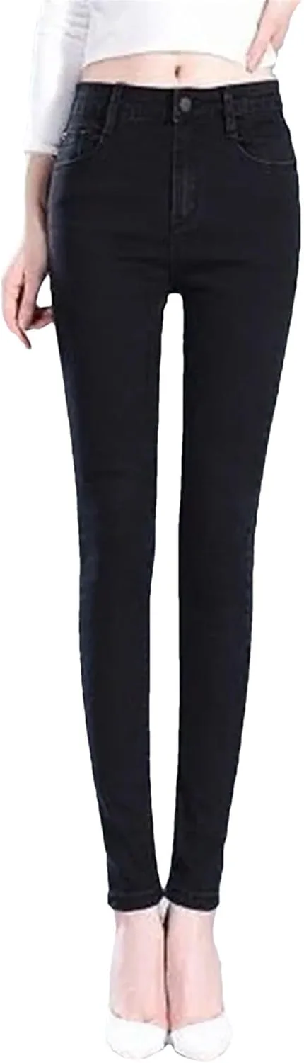 Женские джинсы скинни на высокой талии в корейском стиле
Женские джинсы скинни на высокой талии в корейском стиле