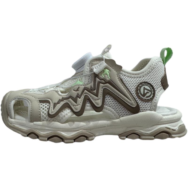 Сандалии детские с противоскользящей подошвой и дышащими свойствами ABC KIDS, экрю/хаки 
Сандалии детские с противоскользящей подошвой и дышащими свойствами ABC KIDS, экрю/хаки