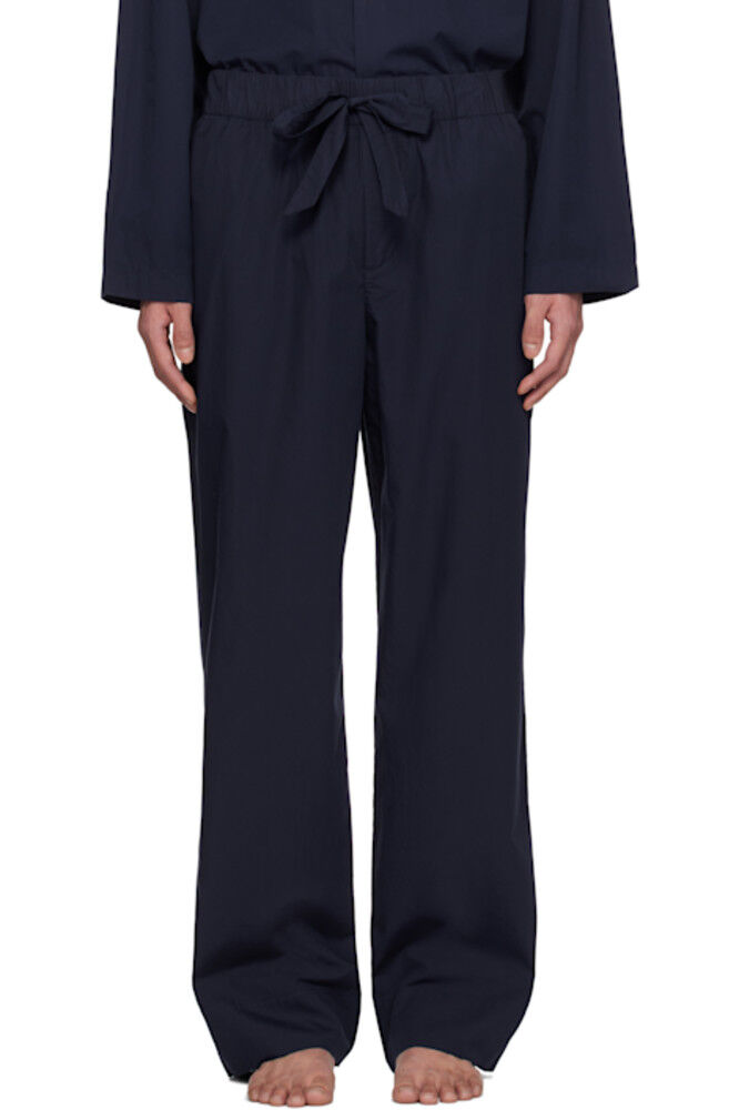 Пижамные брюки из темно-синего поплина Tekla
Пижамные брюки из темно-синего поплина Tekla