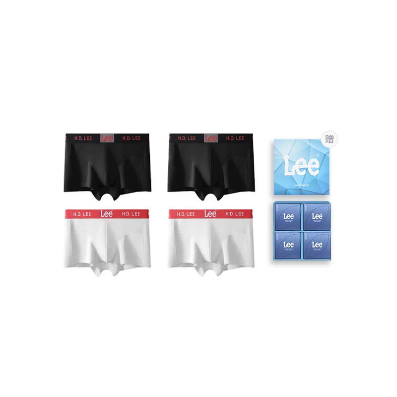 Hui Guang 2 Мужские трусы Box 4 шт Lee, черный+черный+белый+белый (box 4 pack)
Hui Guang 2 Мужские трусы Box 4 шт Lee, черный+черный+белый+белый (box 4 pack)