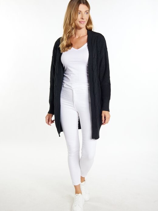 Длинный кардиган Usha, черный
Длинный кардиган Usha, черный