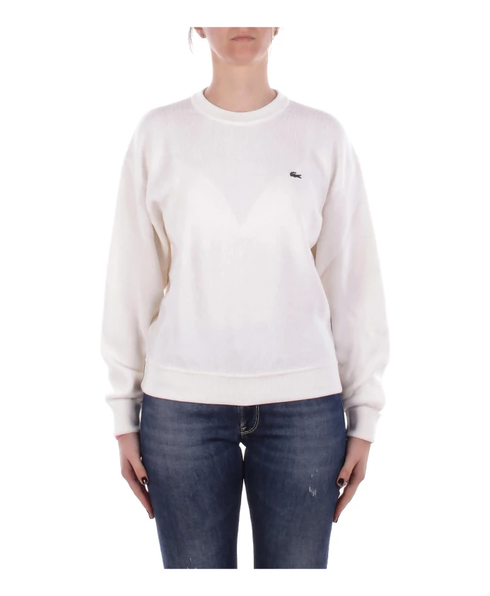 Свитер с круглым вырезом Lacoste, белый
Свитер с круглым вырезом Lacoste, белый