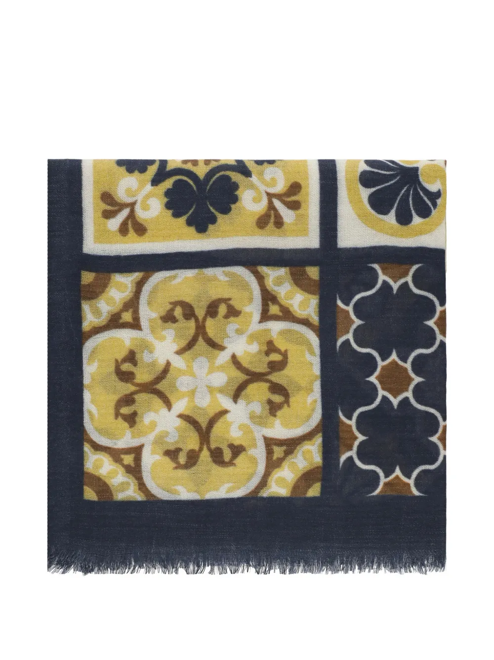 Шарф с узором и бахромой Altea, синий
Шарф с узором и бахромой Altea, синий