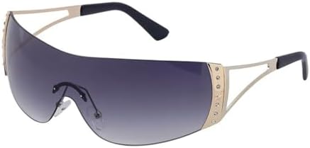 Солнцезащитные очки 2027 для женщин, ретро, большие солнцезащитные очки с обтекаемой формой, женские солнцезащитные очки без оправы Da Sole Donna MTZJH, C2 Gold Double Gray
Солнцезащитные очки 2027 для женщин, ретро, большие солнцезащитные очки с обтекаемой формой, женские солнцезащитные очки без оправы Da Sole Donna MTZJH, C2 Gold Double Gray