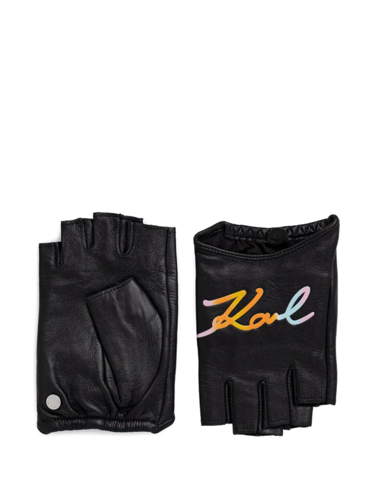 Перчатки из кожи без ладоней K/Swing Karl Lagerfeld, черный
Перчатки из кожи без ладоней K/Swing Karl Lagerfeld, черный