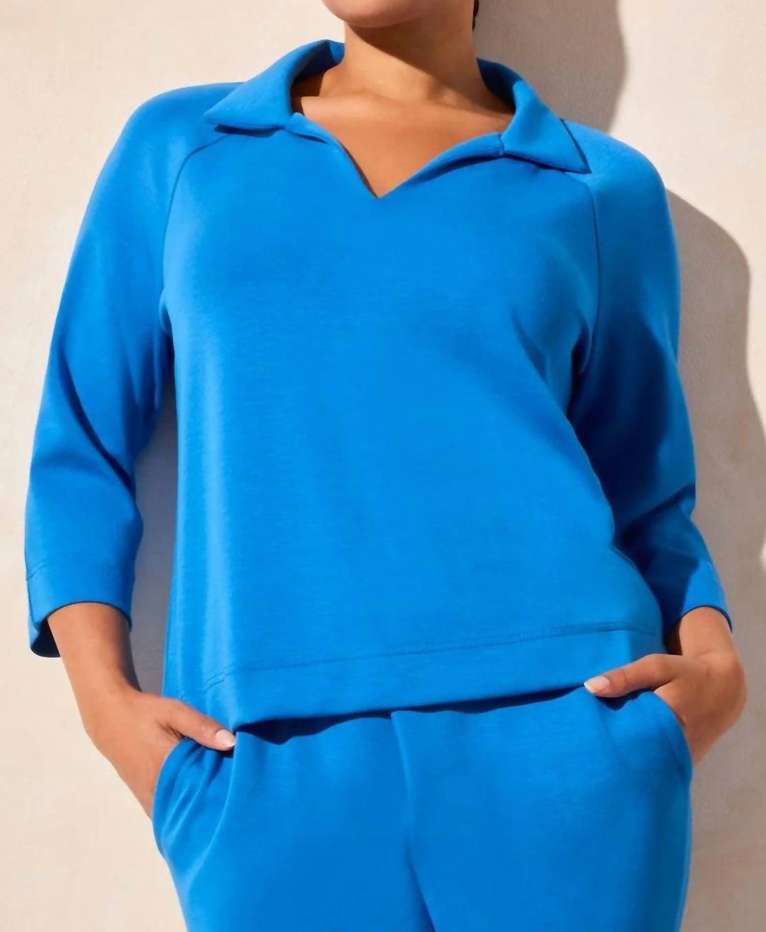 Топ с V-образным вырезом, 3/4 рукава и разрезом по боку в цвете Riveria TRIBAL, Riveria
Топ с V-образным вырезом, 3/4 рукава и разрезом по боку в цвете Riveria TRIBAL, Riveria