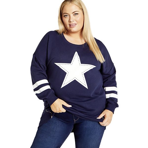 Женский топ plus size You're a Star Avenue, Navy Ivory
Женский топ plus size You're a Star Avenue, Navy Ivory
