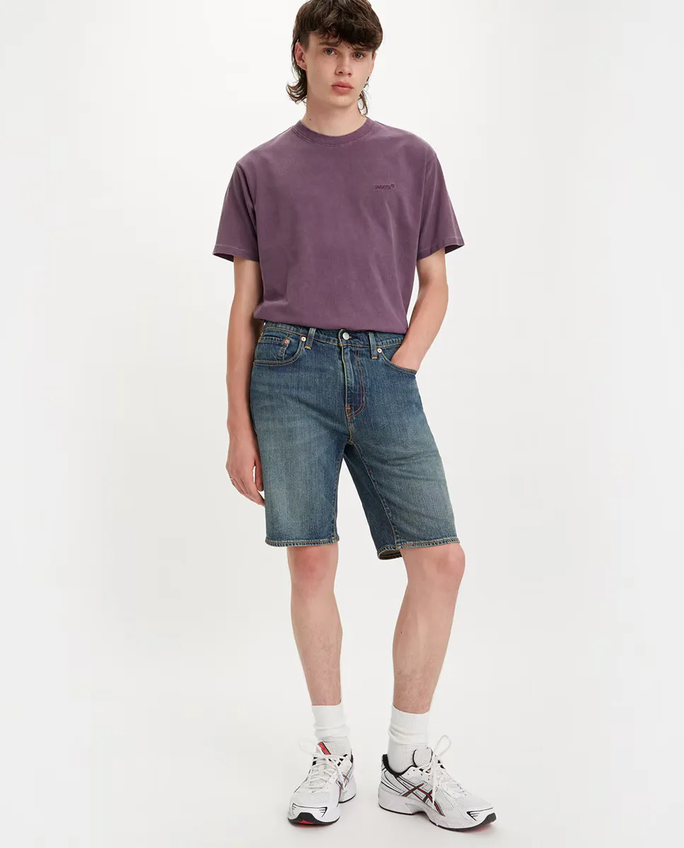 Мужские шорты-бермуды 405 Standard Denim Levi's, темно-синий
Мужские шорты-бермуды 405 Standard Denim Levi's, темно-синий