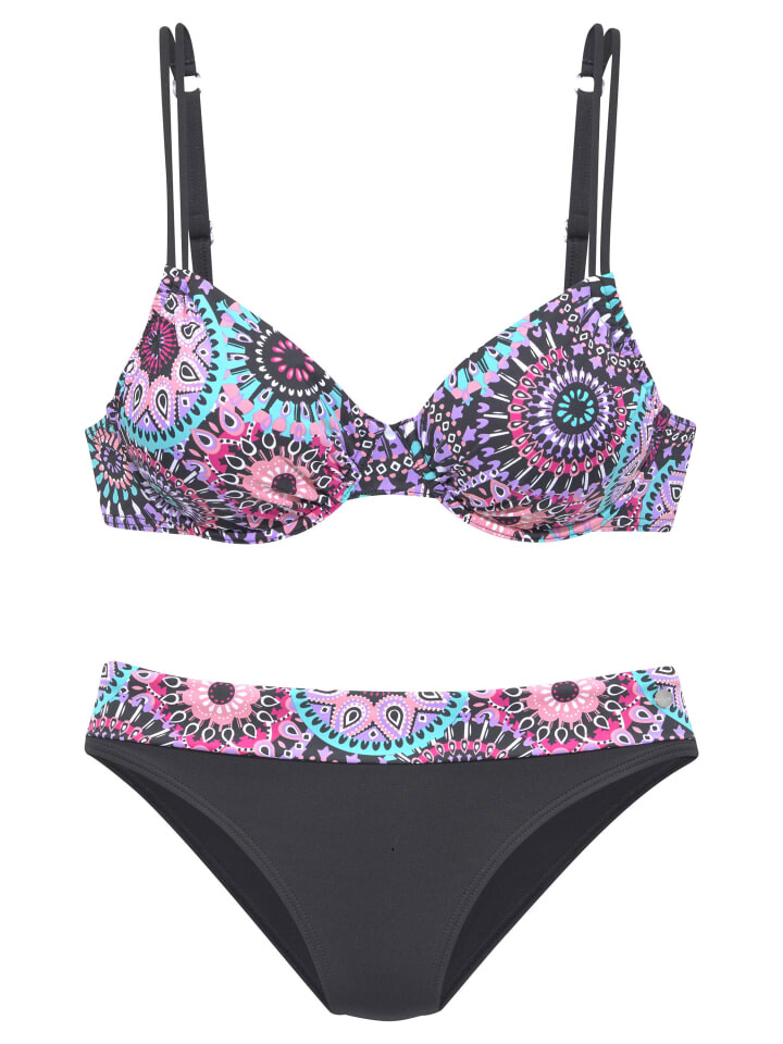 Комплект бикини LASCANA, цвет lila bedruckt
Комплект бикини LASCANA, цвет lila bedruckt