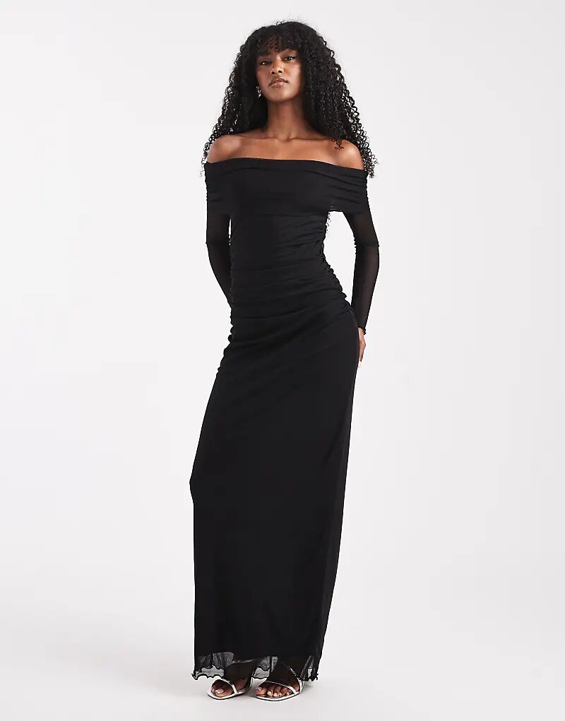 Платье Vero Moda с длинными рукавами и сетчатым лифом в черном цвете
Платье Vero Moda с длинными рукавами и сетчатым лифом в черном цвете