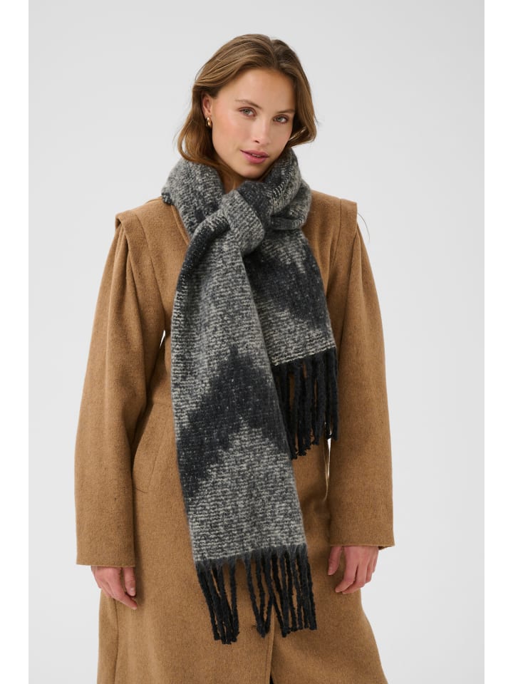Шарф KAvinja в черном/сломанном белом цвете Kaffe
Шарф KAvinja в черном/сломанном белом цвете Kaffe