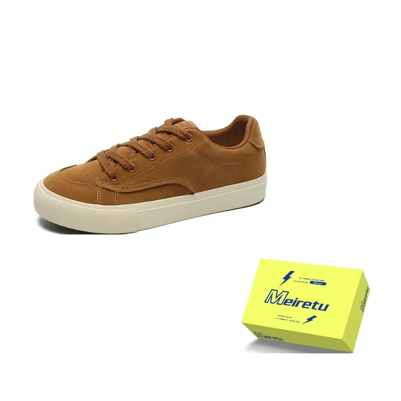 Meiretu Антискользящие износостойкие низкие скейтерские кеды мужские Camel, цвет Camel
Meiretu Антискользящие износостойкие низкие скейтерские кеды мужские Camel, цвет Camel